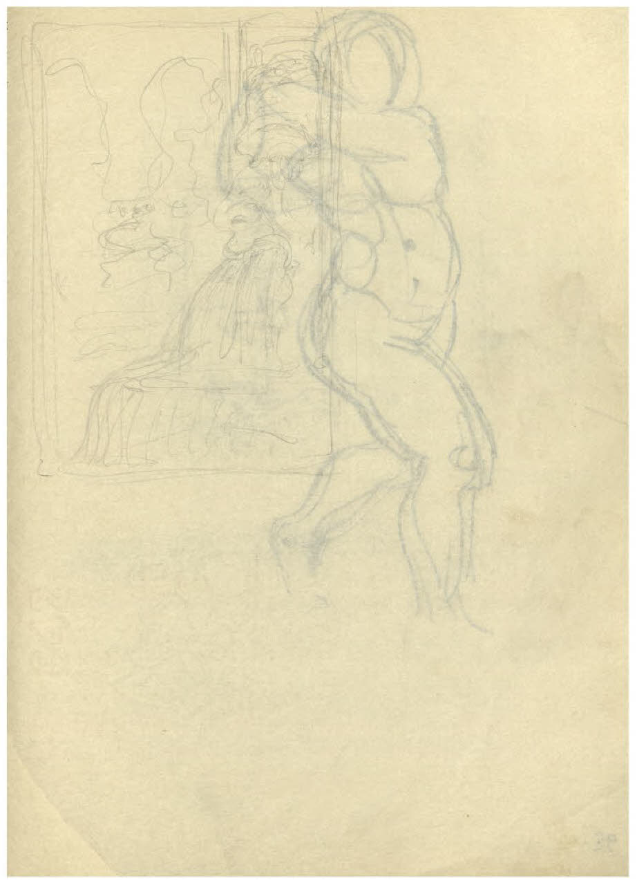 Schizzo (disegno) di Disertori, Benvenuto Maria (sec. XX)