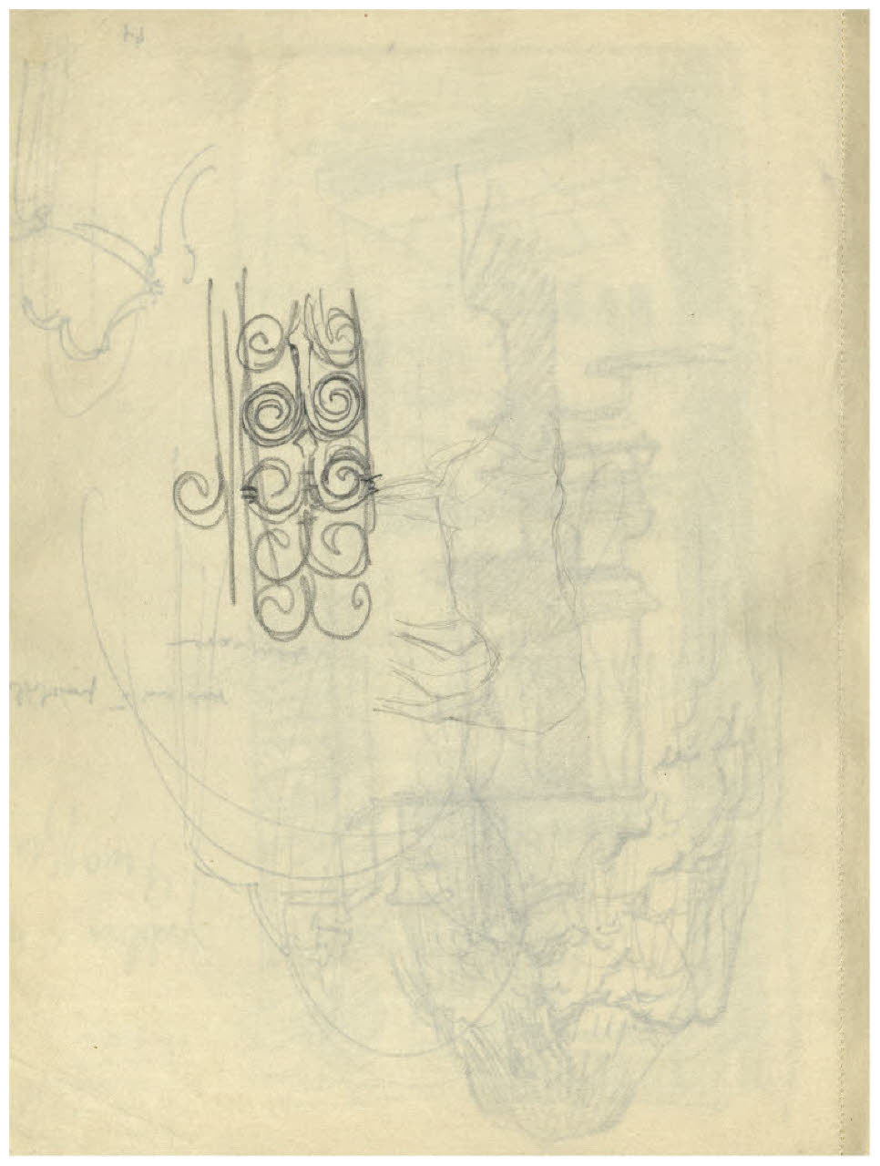 Schizzi (disegno) di Disertori, Benvenuto Maria (sec. XX)