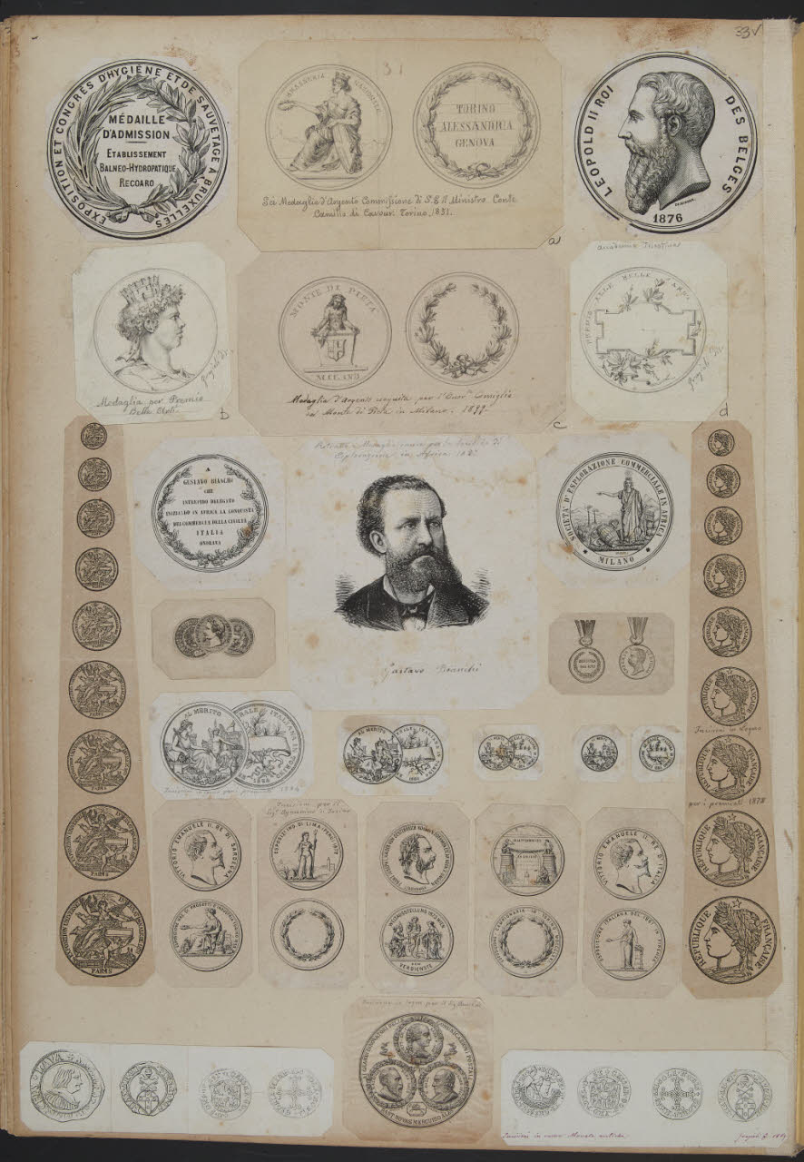 Medaglia (disegno) di Grazioli, Francesco (sec. XIX)