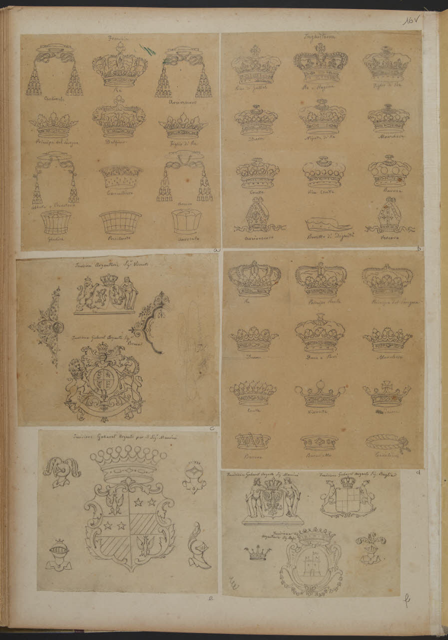 Incisioni (disegno) di Grazioli, Francesco (sec. XIX)