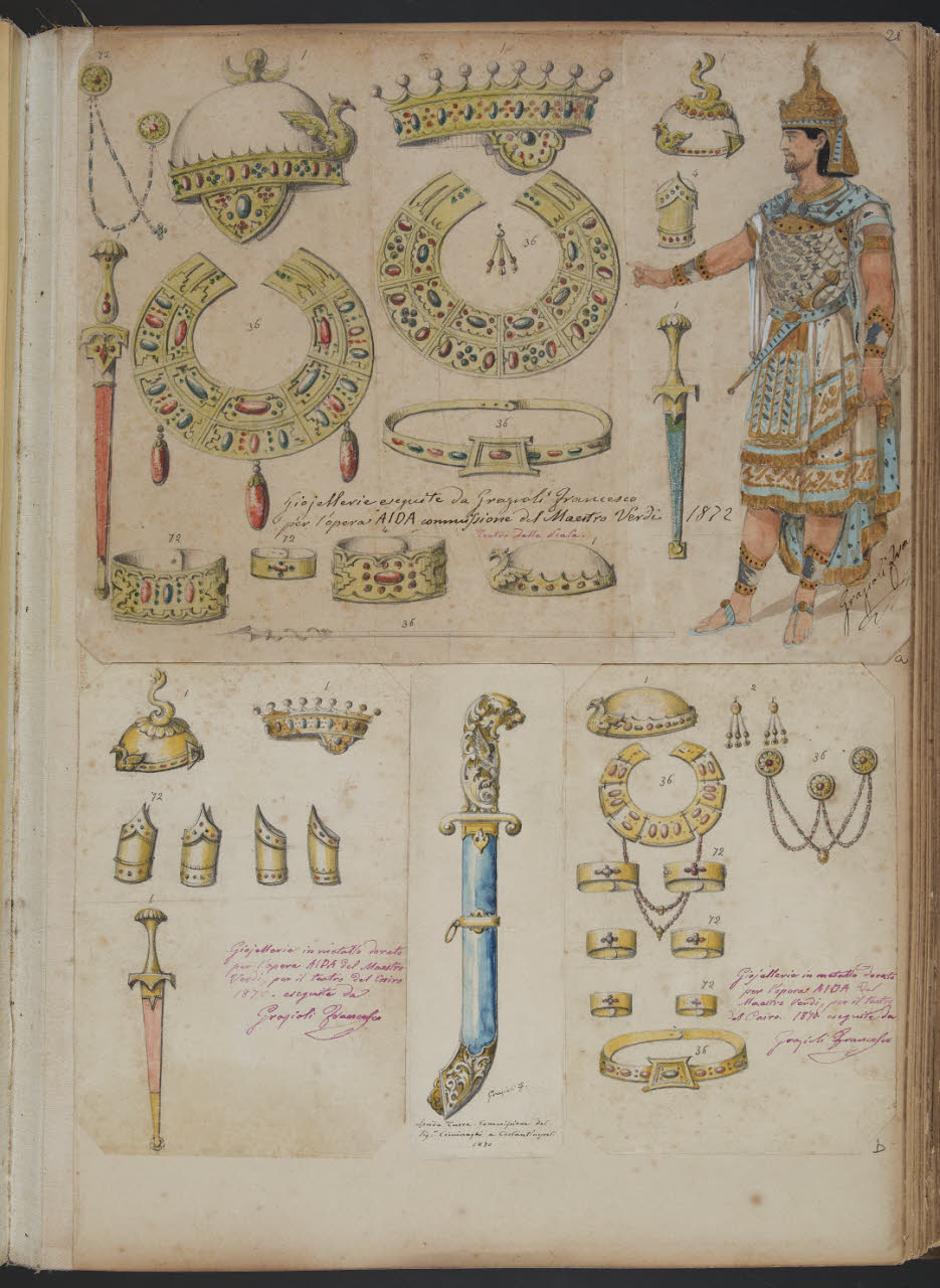 Spada (disegno) di Grazioli, Francesco (sec. XIX)