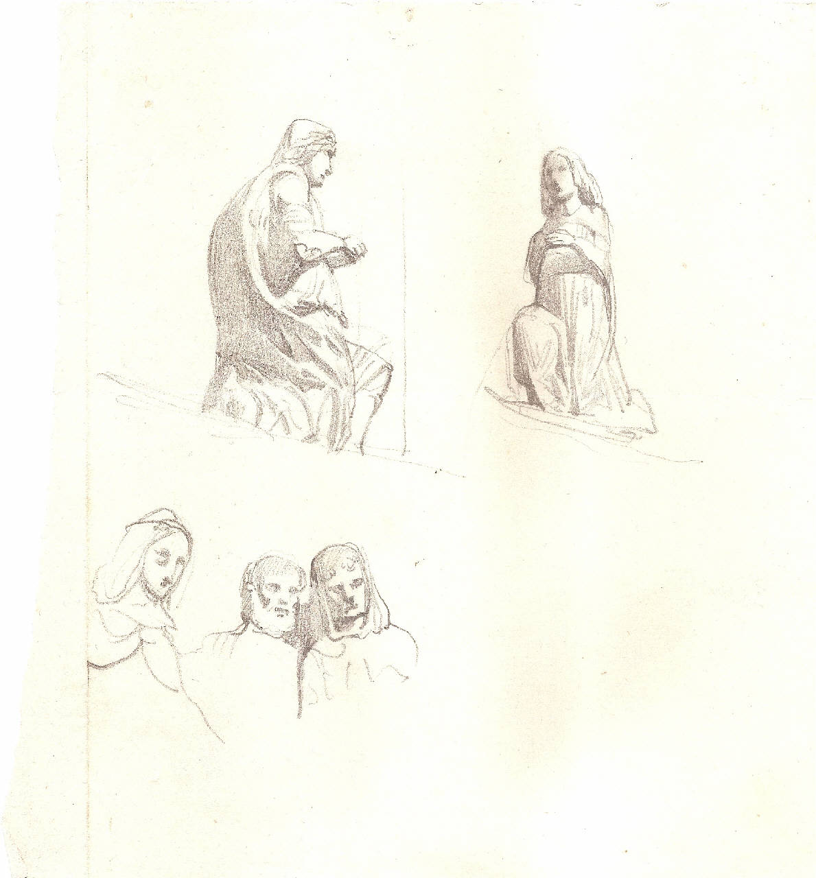 Studi vari (disegno) di Bisi, Luigi (sec. XIX)