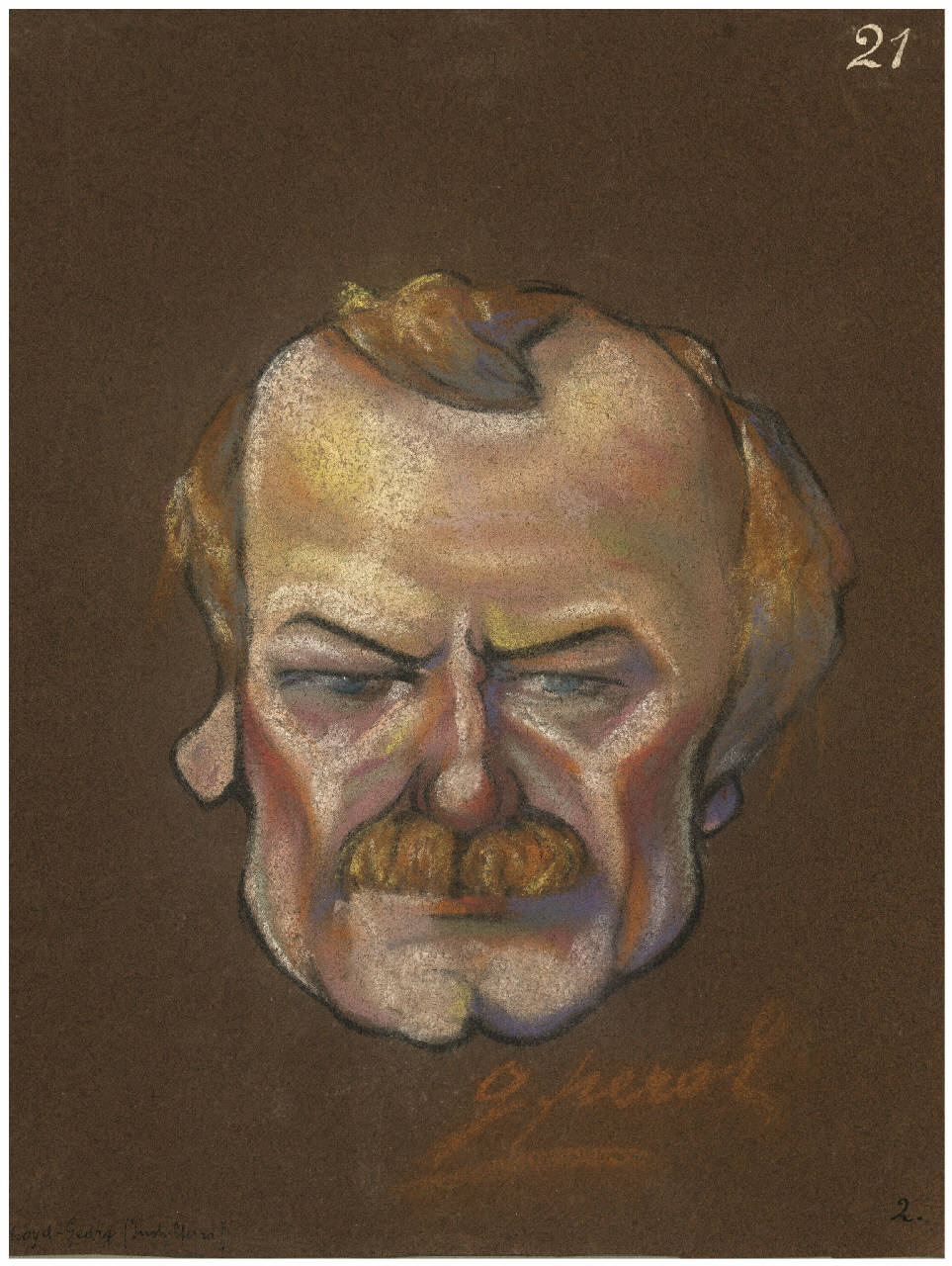 Lloyd George (disegno) di Peroli, Gino (sec. XX)