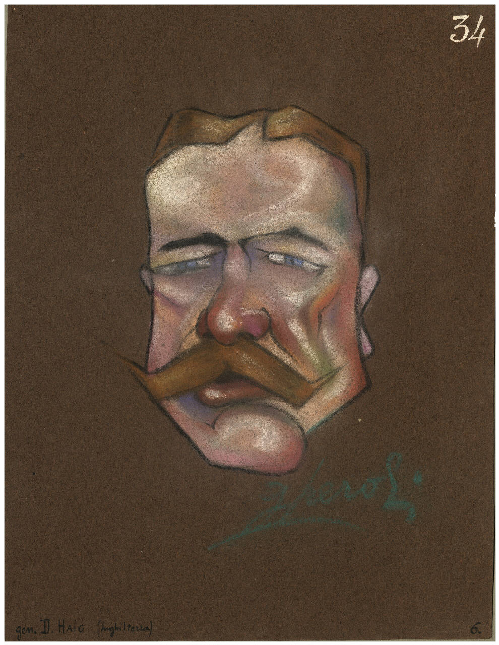 Gen.D.Haig (disegno) di Peroli, Gino (sec. XX)