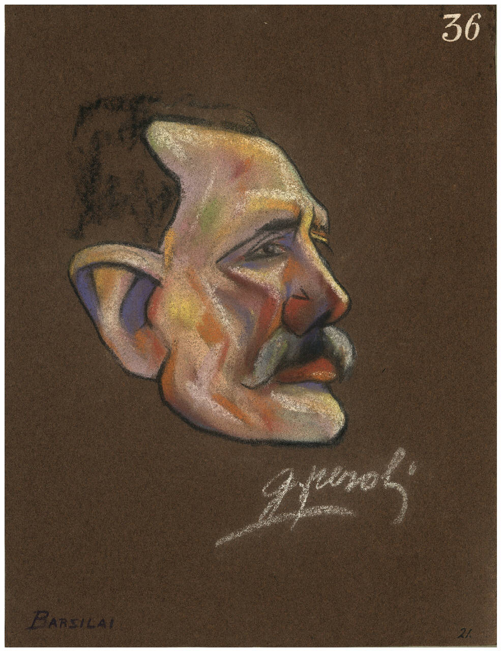 Barsilai (disegno) di Peroli, Gino (sec. XX)