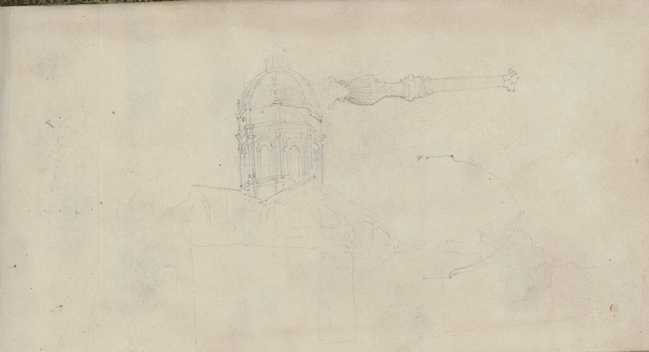 architettura (disegno) di Bisi, Luigi (sec. XIX)
