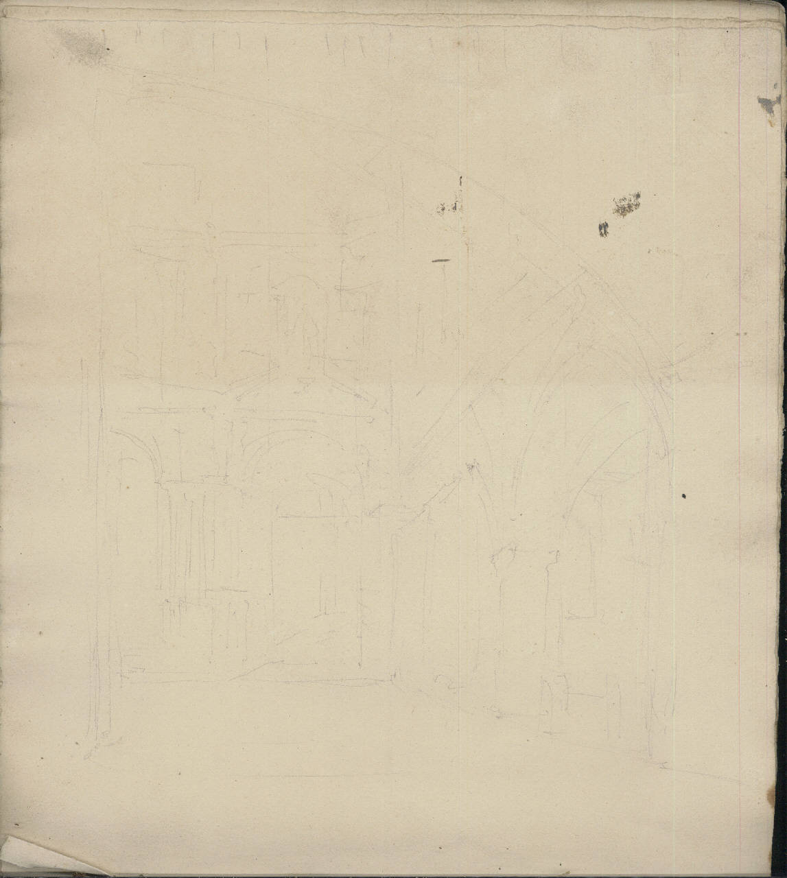 architettura (disegno) di Bisi, Luigi (1837 - 1886)