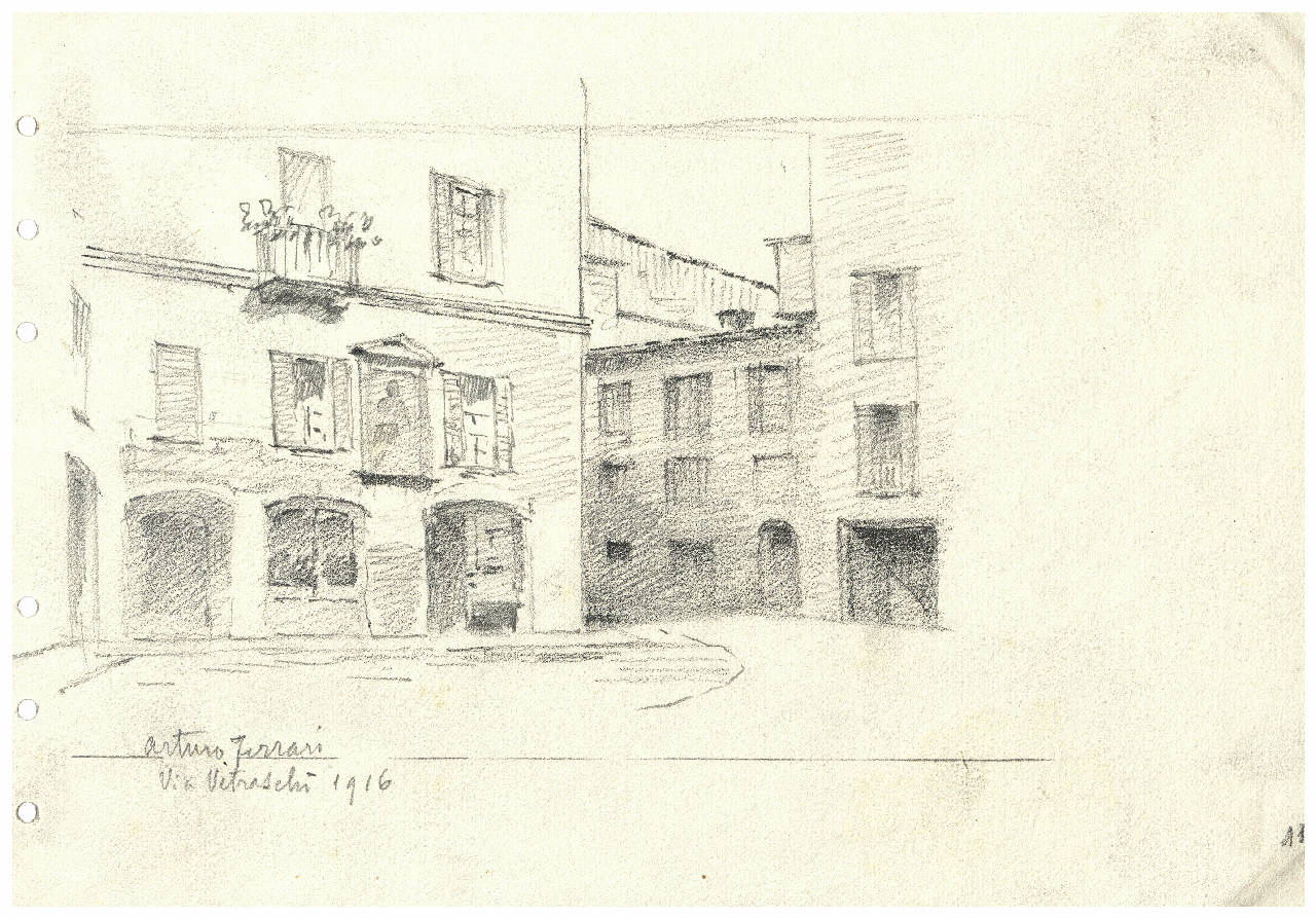 Via Vetraschi, Via Vetraschi (disegno) di Ferrari, Arturo (prima metà sec. XX)