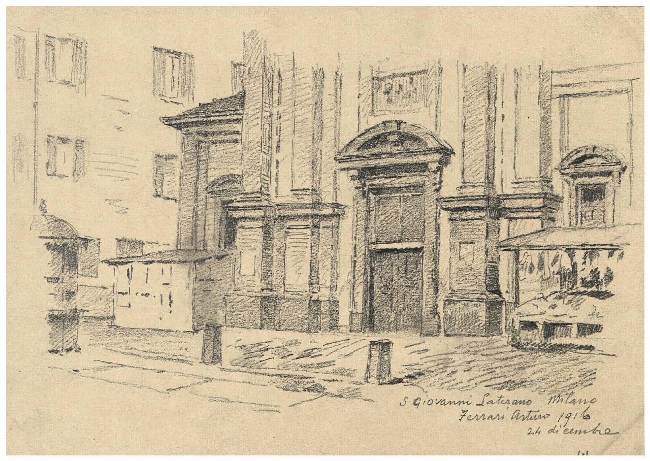 San Giovanni Laterano, San Giovanni Laterano (disegno) di Ferrari, Arturo (sec. XX)