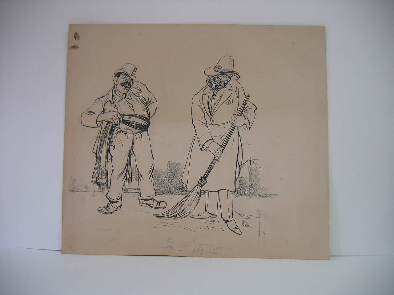 Due malcontenti (disegno) di Mazza, Aldo (1912/04/28 - )