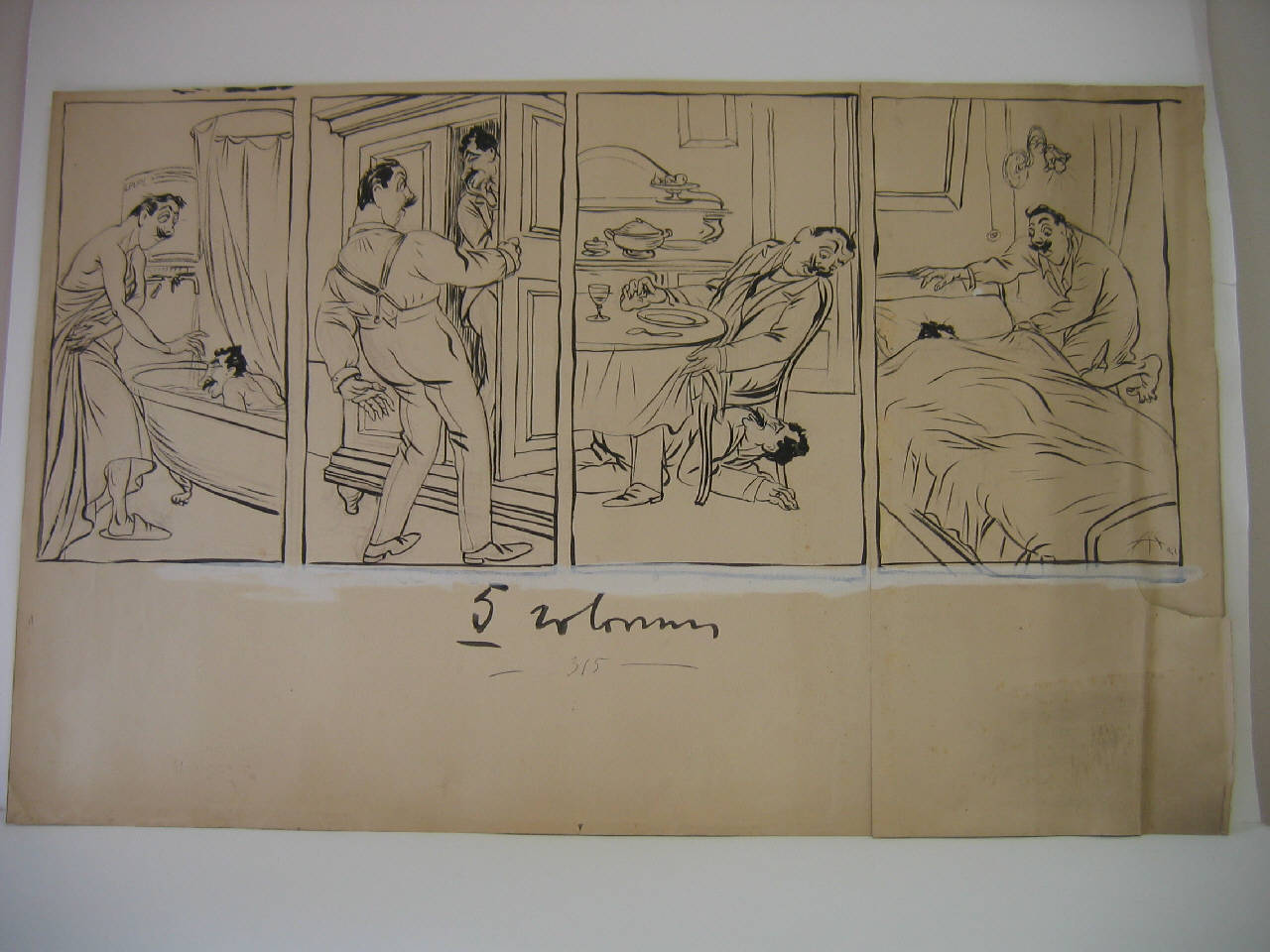 Bonne a tout faire per inaugurazioni, commemorazioni nubifragi, sciopero avvocati ecc… (disegno) di Mazza, Aldo (1912/06/23 - )