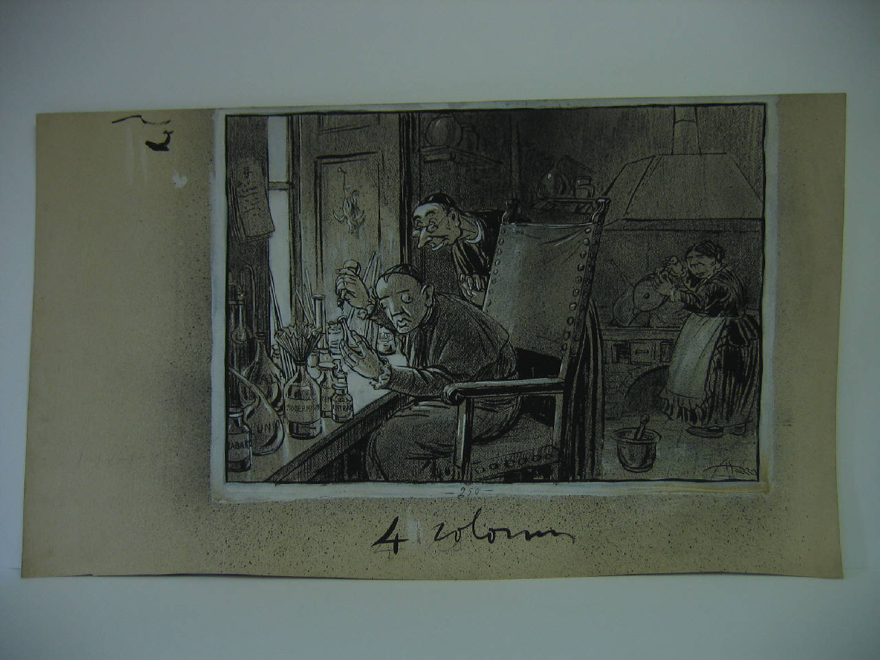 Le lotte intestine della stampa cattolica (disegno) di Mazza, Aldo (1912/09/01 - )