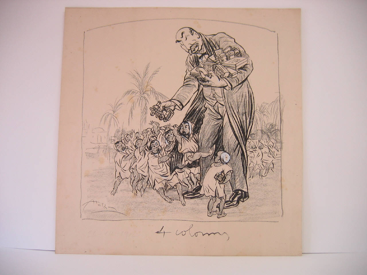 Il Natale a Tripoli (disegno) di Mazza, Aldo (1912/12/22 - )