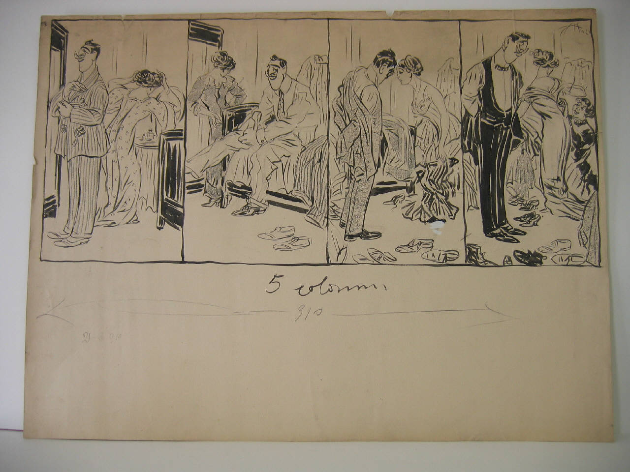 La vera cura delle stagioni balneari. (disegno) di Mazza, Aldo (1910/08/21 - )