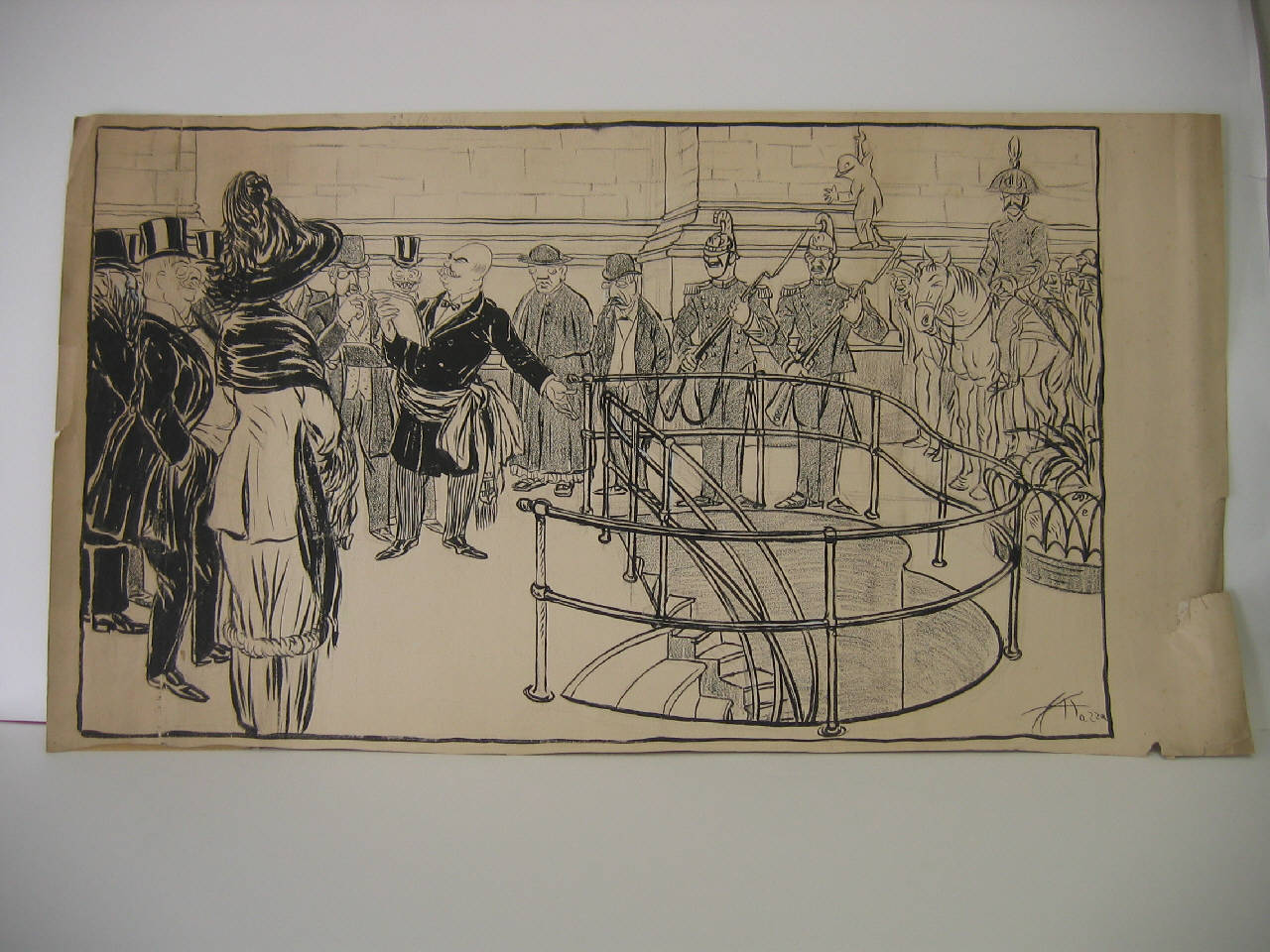 In difesa del nostro Duomo. (disegno) di Mazza, Aldo (1910/10/23 - )