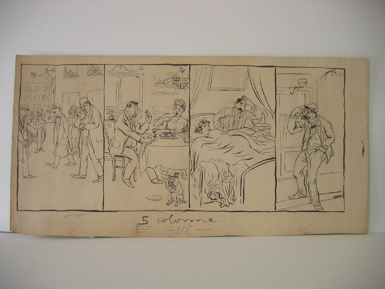 Le conseguenze della "reclame" anticipata alla "Leila" di Fogazzaro. (disegno) di Mazza, Aldo (1910/11/06 - )