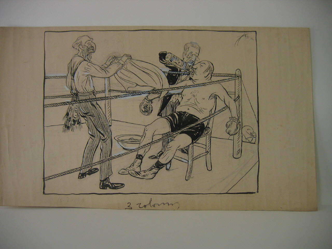 Al "Trianon" di Montecitorio. (disegno) di Mazza, Aldo (1911/07/16 - )