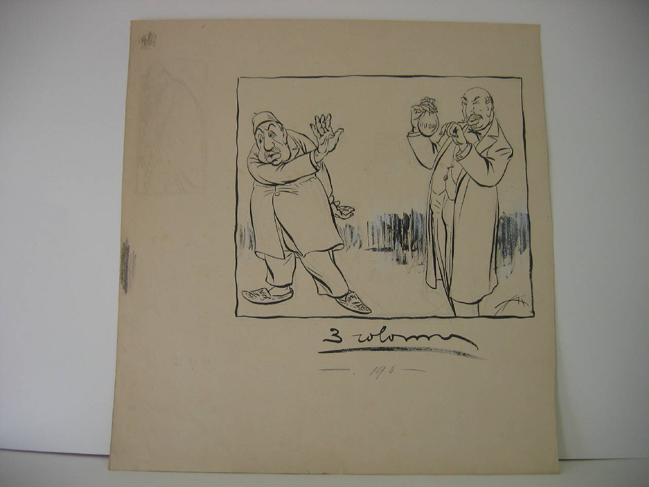 La probabile fine della guerra. (disegno) di Mazza, Aldo (1911/10/22 - )