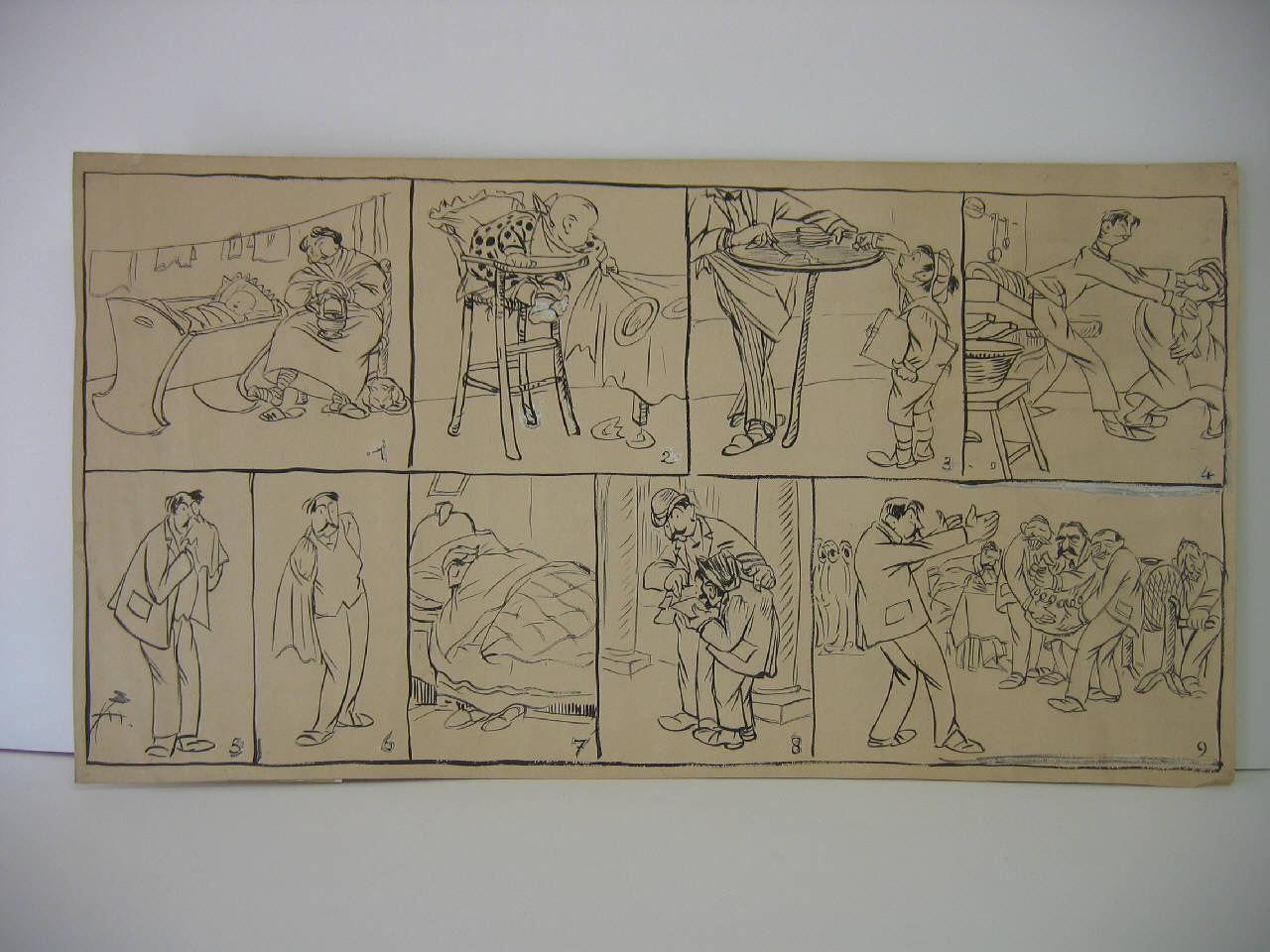 n° 9 vignette. (disegno) di Mazza, Aldo (1907/01/20 - )