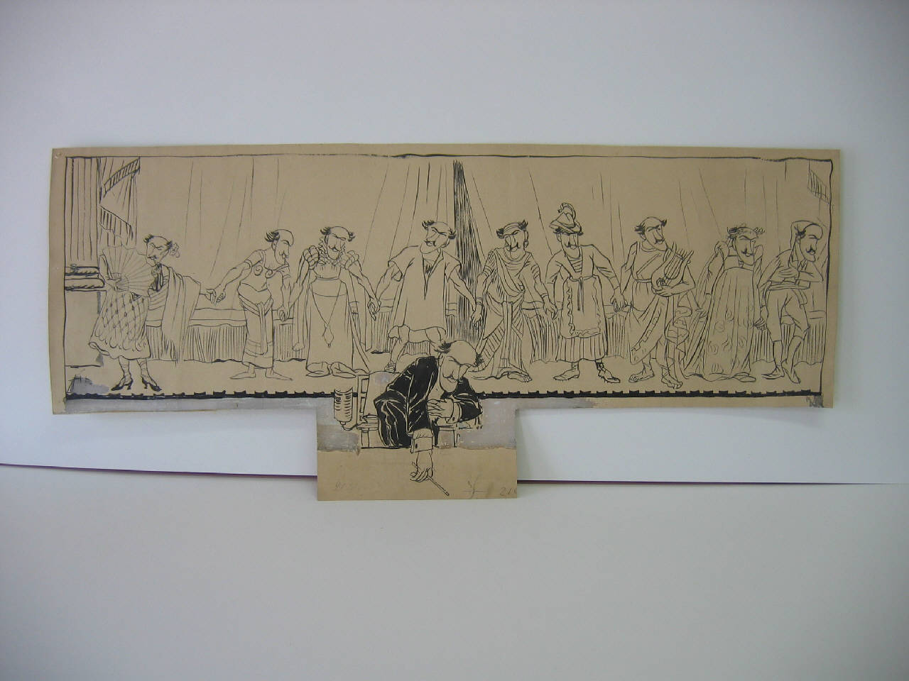 Il resoconto artistico della stagione della Scala. (disegno) di Mazza, Aldo (1907/04/21 - )