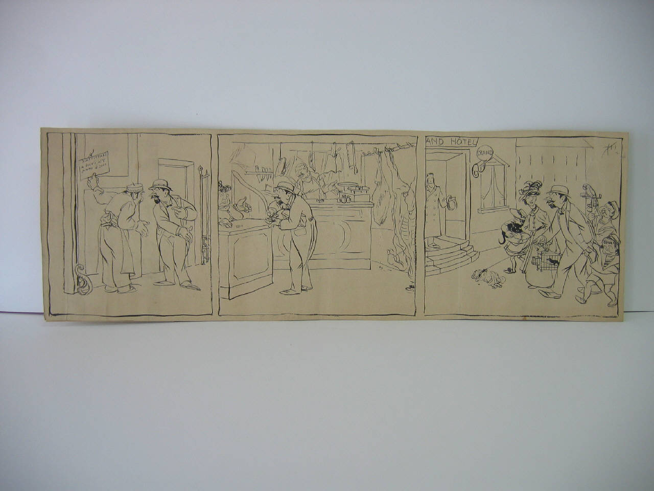 La vita a Milano. (disegno) di Mazza, Aldo (1907/05/05 - )