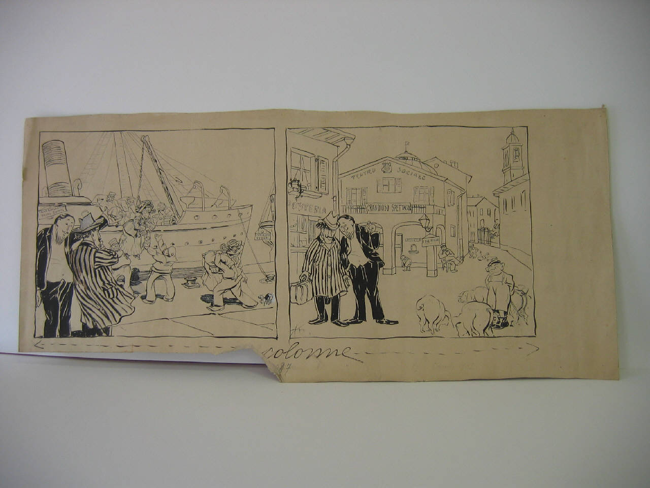 Per la prossima stagione della Scala. (disegno) di Mazza, Aldo (1907/09/29 - )