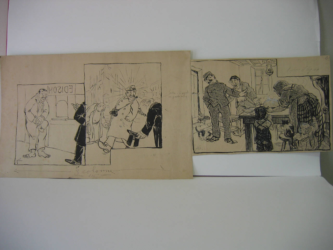 Il tramviere. (disegno) di Mazza, Aldo (1907/11/25 - )