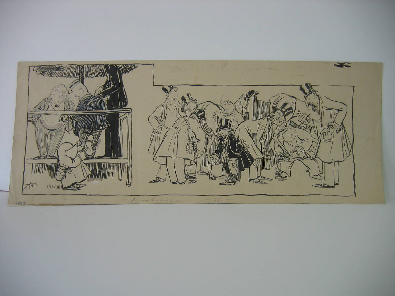 Il gran premio del commercio - pronostici del Guerino. (disegno) di Mazza, Aldo (1908/05/10 - )