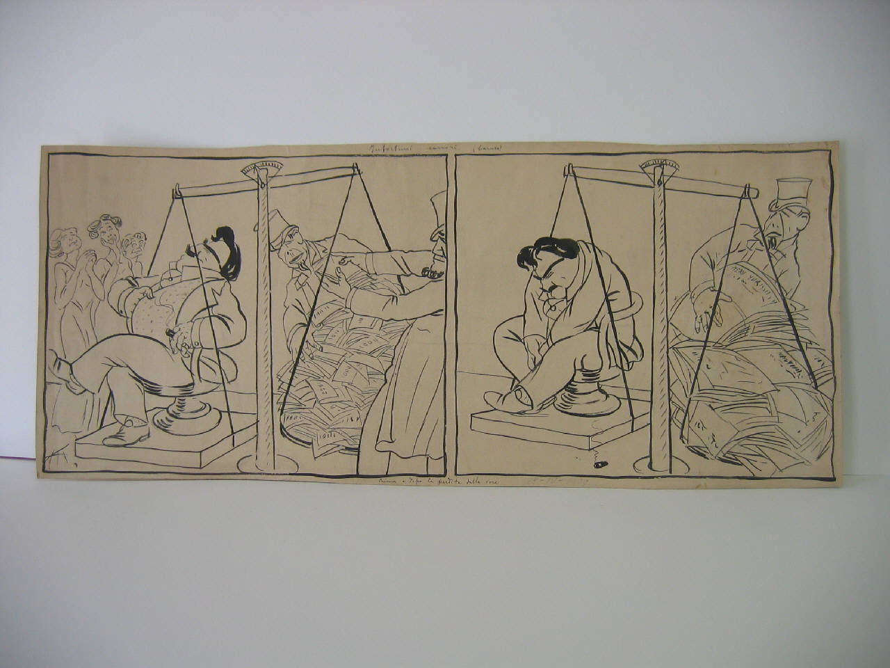 INFORTUNI CANORI. (disegno) di Mazza, Aldo (1909/04/18 - )