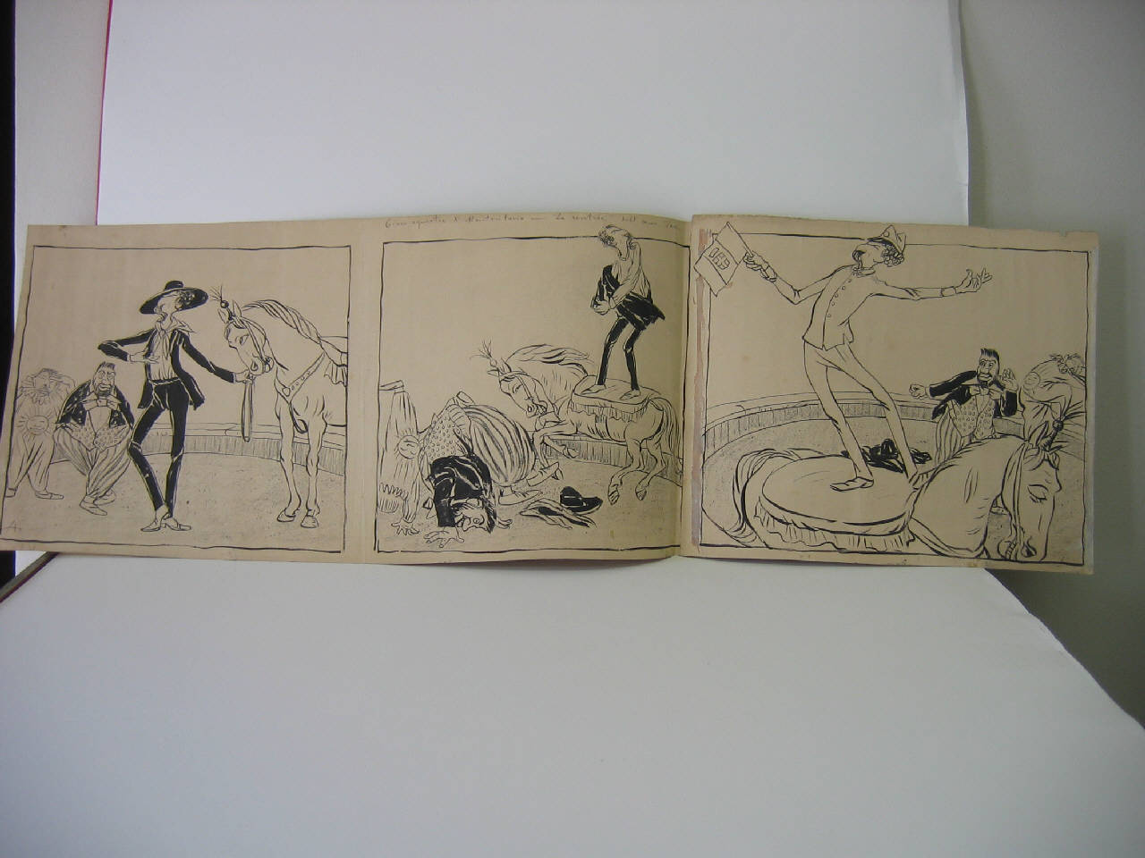 CIRCO EQUESTRE DI MONTECITORIO - La "rentrée" dell' On. Ferri. (disegno) di Mazza, Aldo (1909/06/27 - )