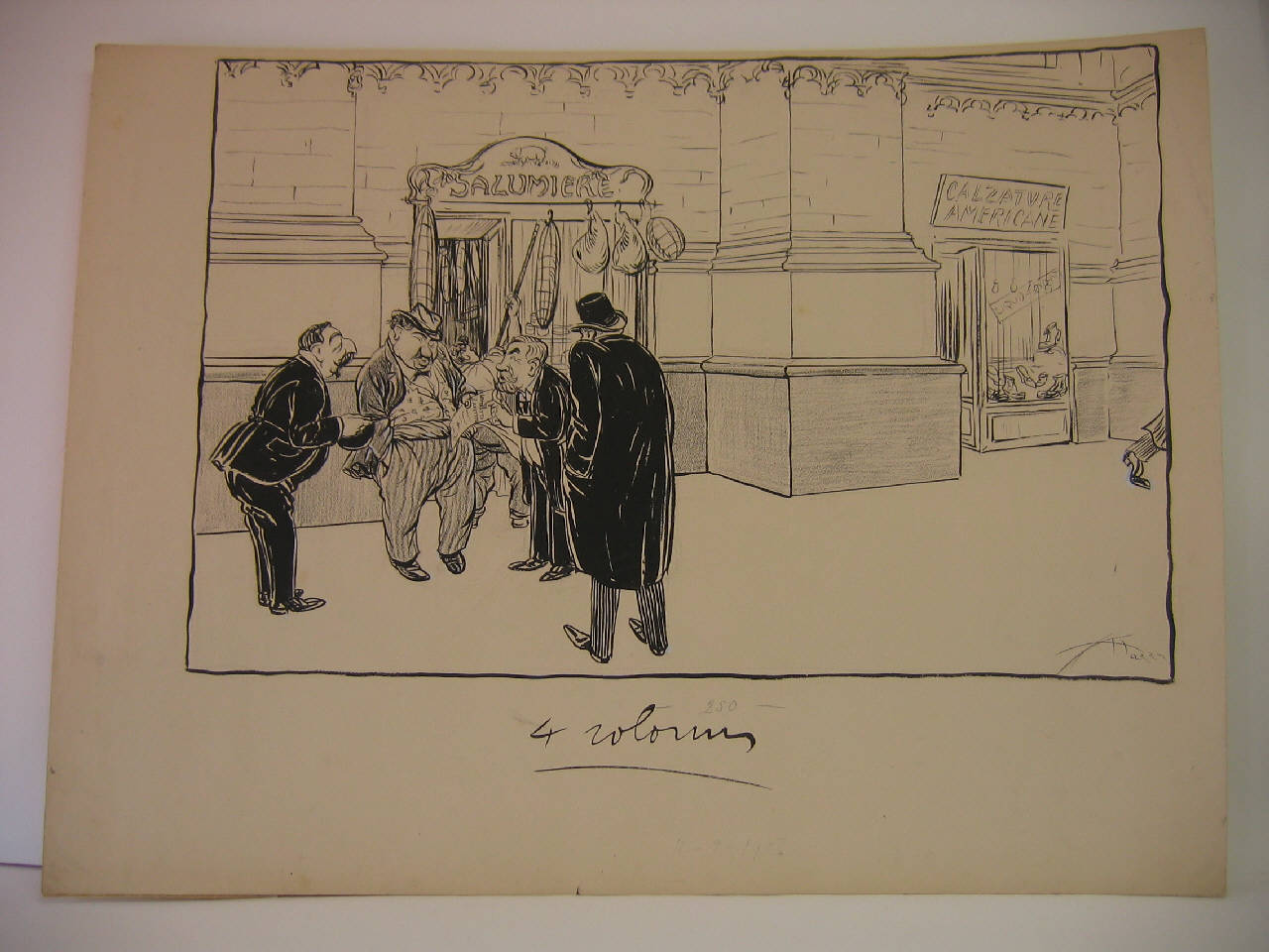 LE NUOVE SPECULAZIONI DELLA GIUNTA OVVERO LA "MESSA IN VALORE" DEI MONUMENTI CITTADINI. (disegno) di Mazza, Aldo (1913/02/16 - )