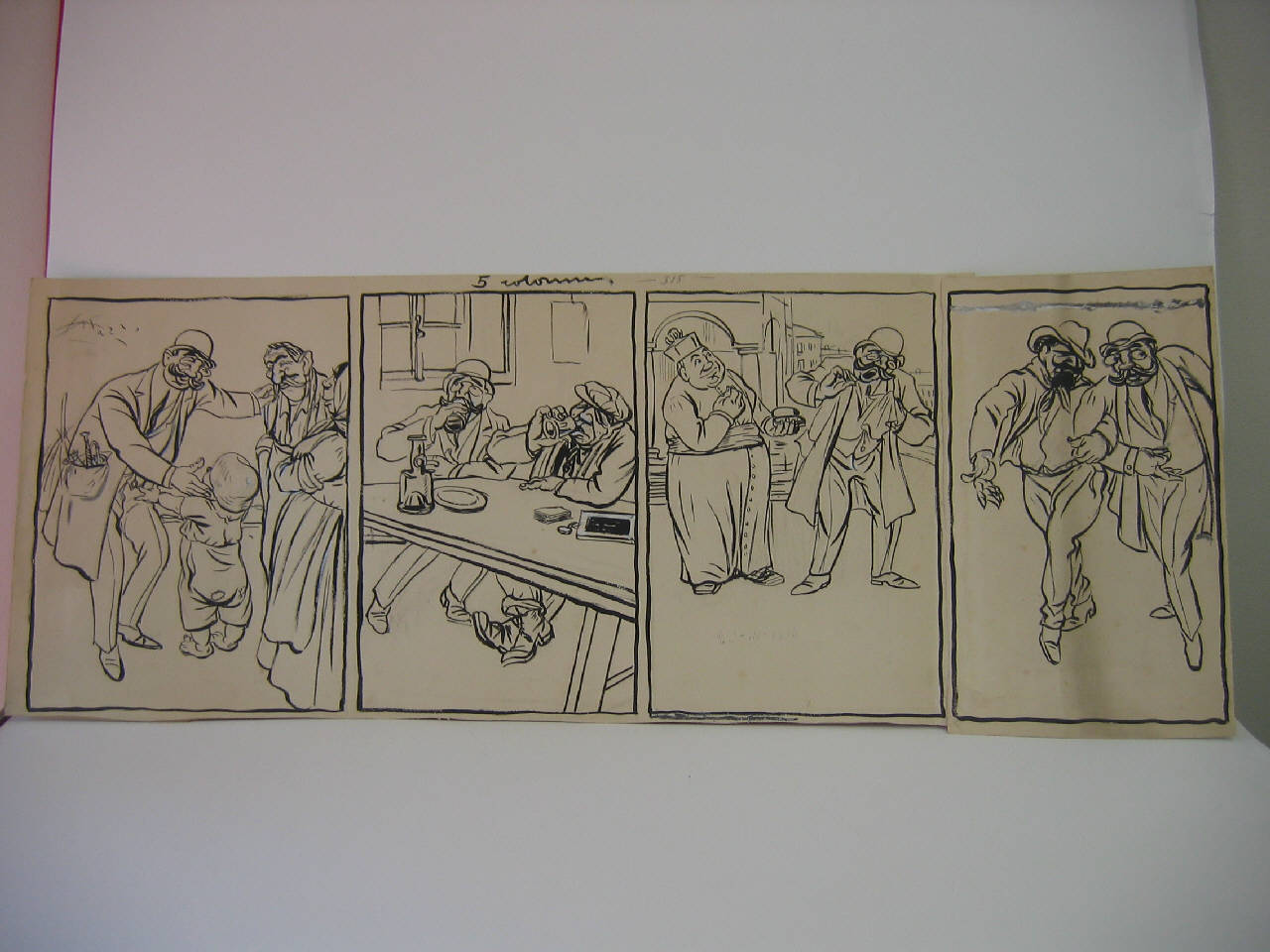 LA "VIA CRUCIS" ELETTORALE DEL DEPUTATO USCENTE. (disegno) di Mazza, Aldo (1913/03/23 - )