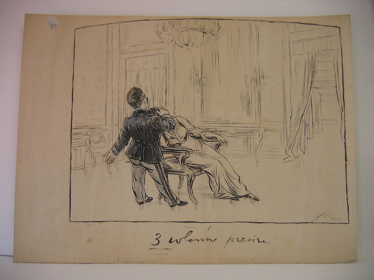 ITALIA E MONTENEGRO. (disegno) di Mazza, Aldo (1913/04/06 - )