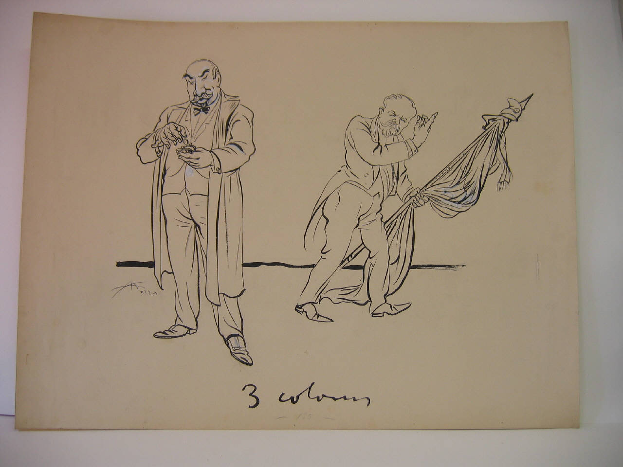 DOPO LA SENTENZA DELL'AJA. (disegno) di Mazza, Aldo (1913/05/11 - )