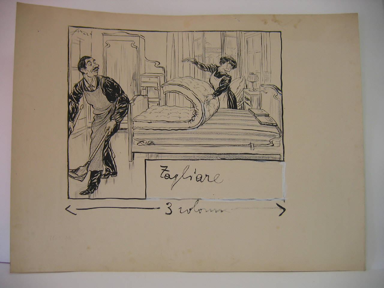 L'ONOREVOLE SE N'è ANDATO. (disegno) di Mazza, Aldo (1913/05/18 - )