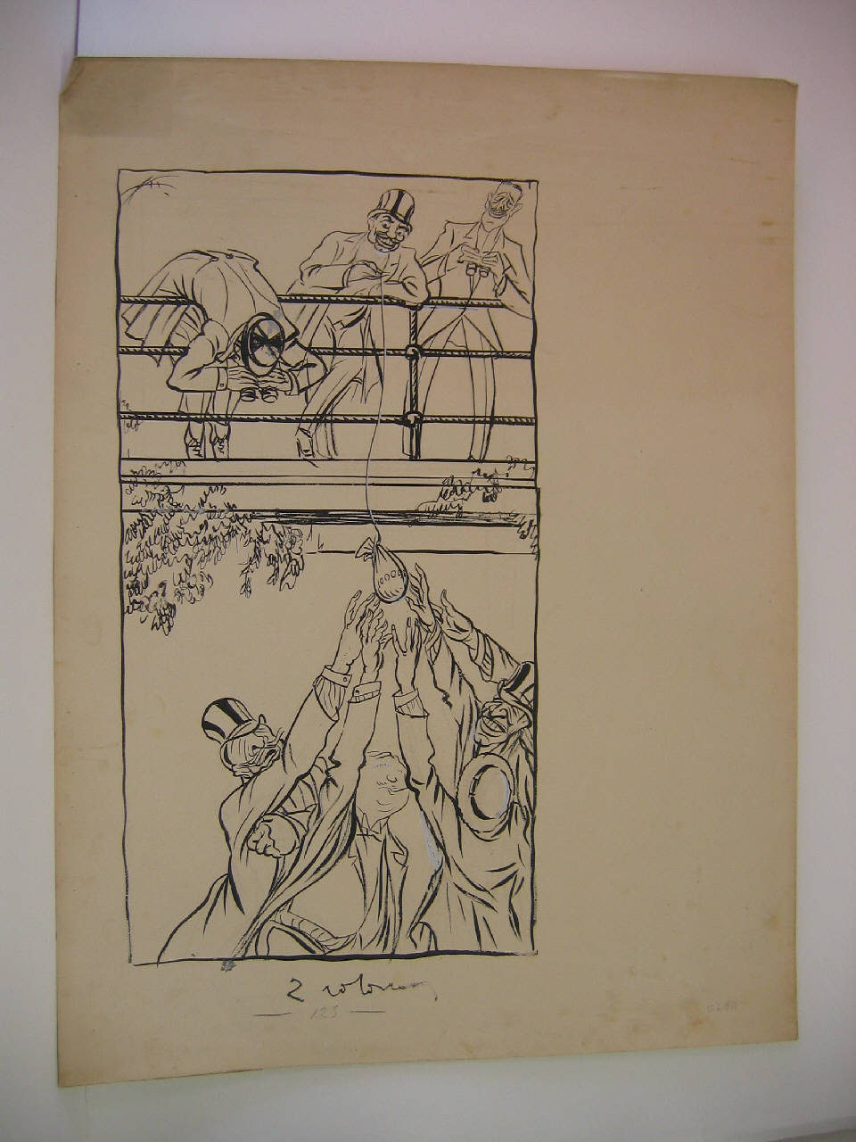 IL GRAN PREMIO AMBROSIANO. (disegno) di Mazza, Aldo (1913/06/15 - )