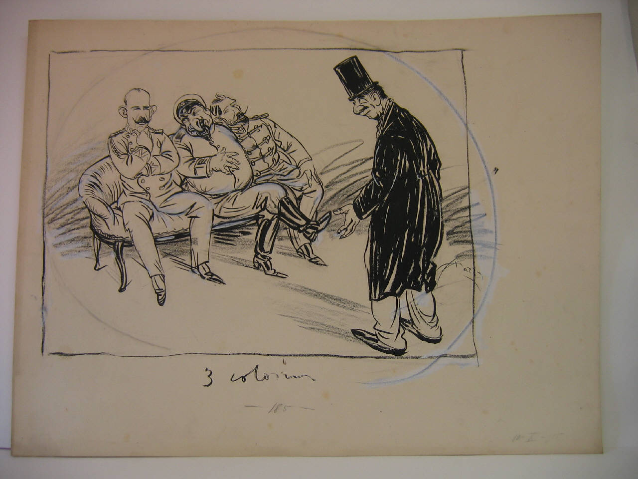POLITICA BALCANICA. (disegno) di Mazza, Aldo (1915/10/10 - )
