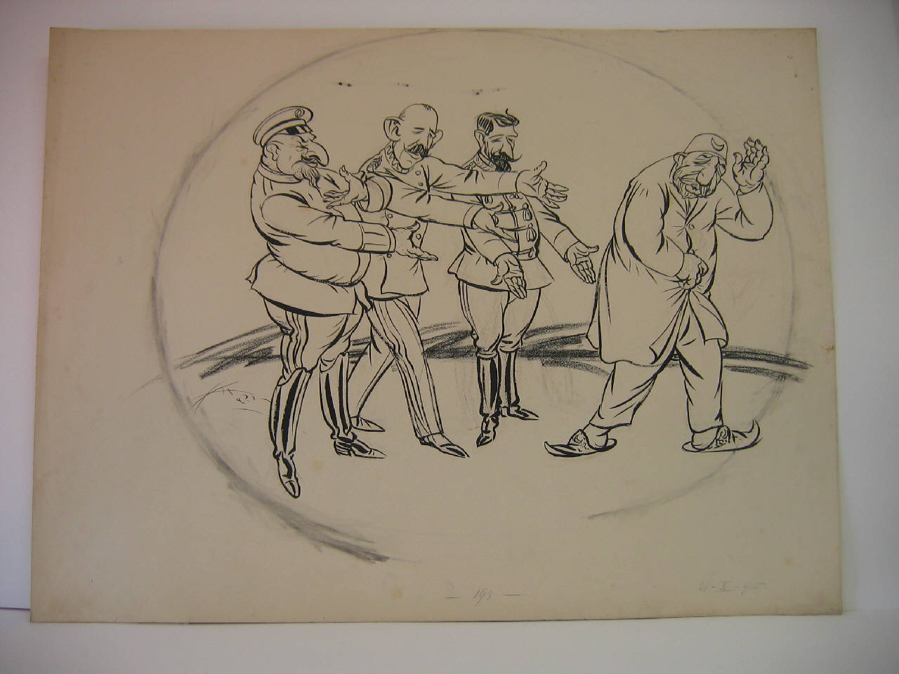 I BALCANI E LA TURCHIA. (disegno) di Mazza, Aldo (1915/10/24 - )