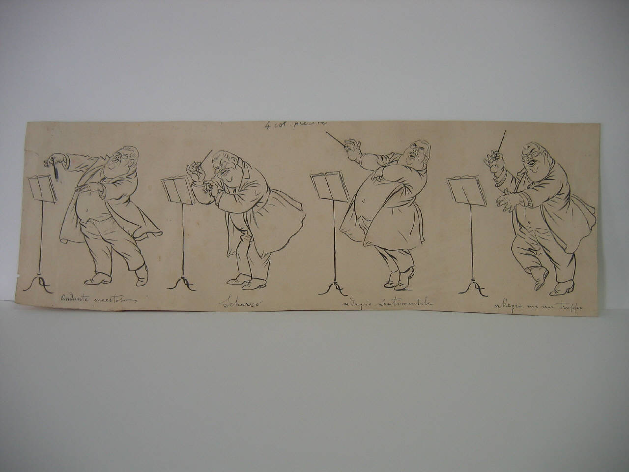 NITTI A LONDRA E PARIGI (sinfonia interalleata). (disegno) di Mazza, Aldo (1920/01/11 - )