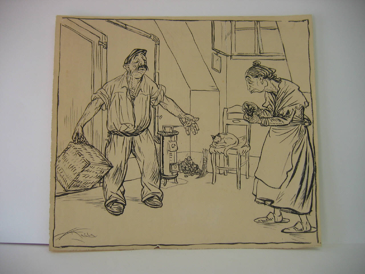 TUTTI I SALMI FINISCONO IN GLORIA. (disegno) di Mazza, Aldo (1923/01/21 - )