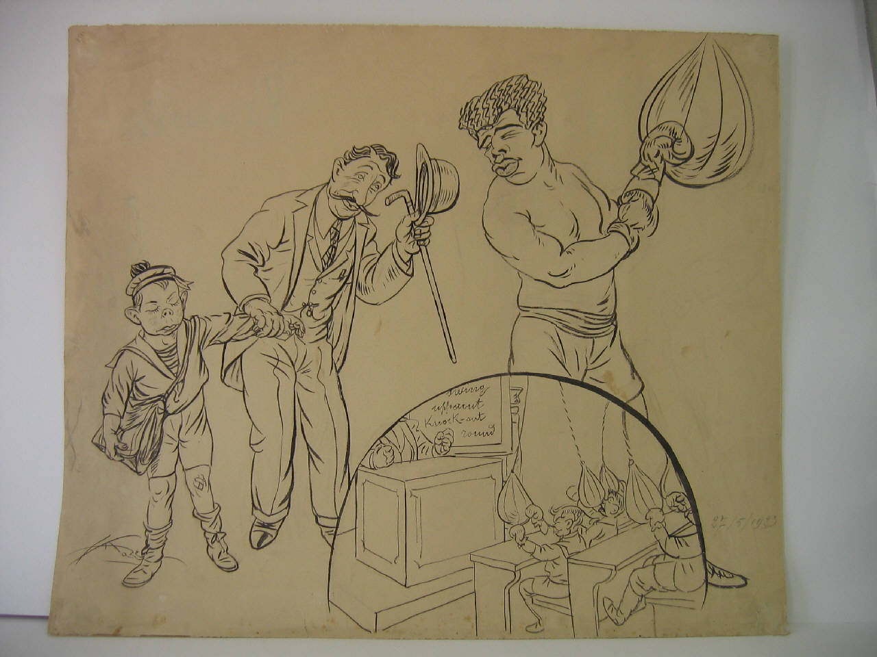 LA RIFORMA DELLA SCUOLA. (disegno) di Mazza, Aldo (1923/05/17 - )