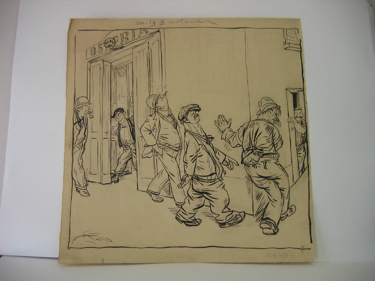 LE RESTRIZIONI ANTIALCOOLICHE. (disegno) di Mazza, Aldo (1923/09/23 - )