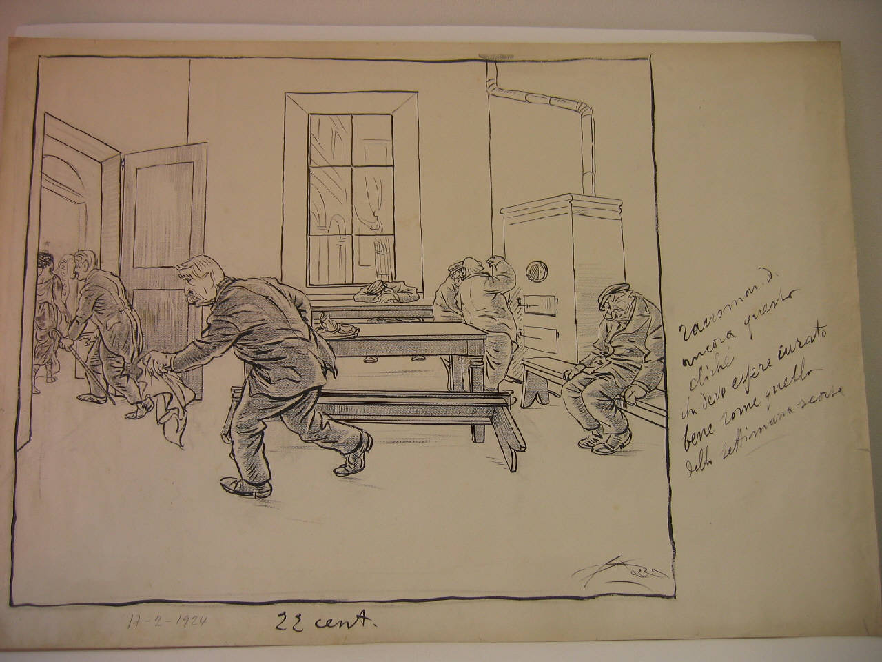 EFFETTI DELLA PRIMAVERA. (disegno) di Mazza, Aldo (1924/02/17 - )