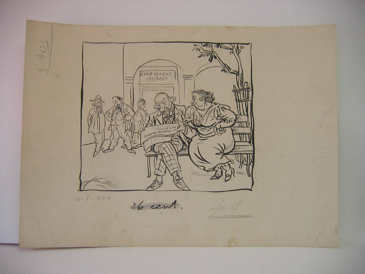 RICORDI LONTANI… (disegno) di Mazza, Aldo (1924/05/04 - )