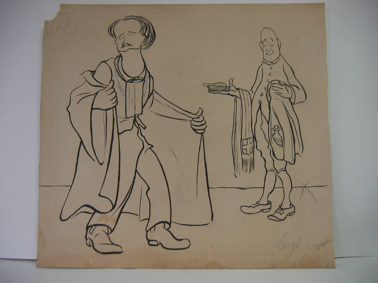 LE GLORIE DEL NOSTRO SINDACO PROCESSO MAPELLI. (disegno) di Mazza, Aldo (1904/09/11 - )