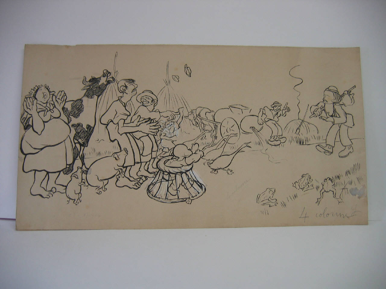 VINCENDO I MODERATI. (disegno) di Mazza, Aldo (1904/11/27 - )