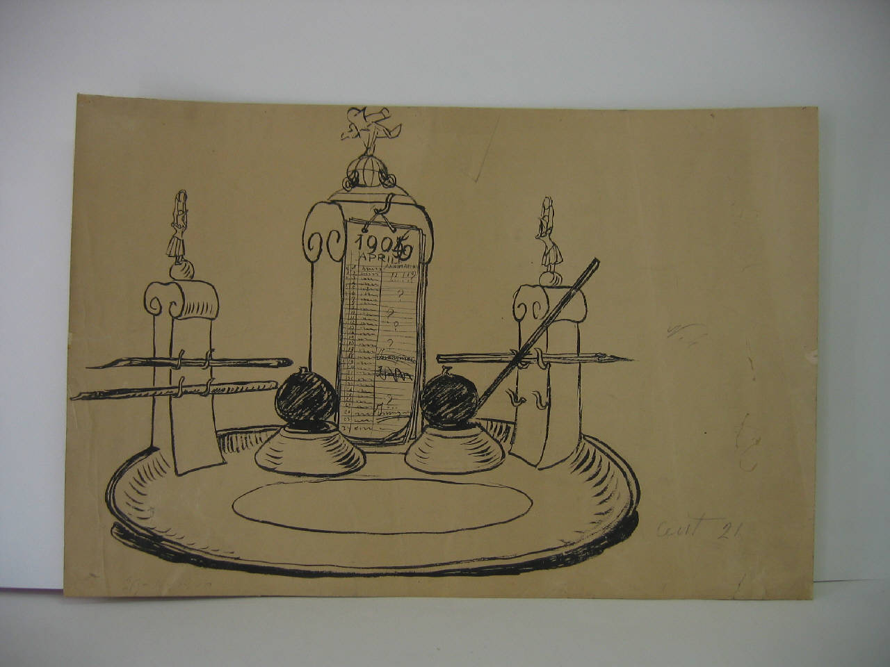 LA VERA FACCIATA DELL'ESPOSIZIONE. (disegno) di Mazza, Aldo (1906/04/29 - )