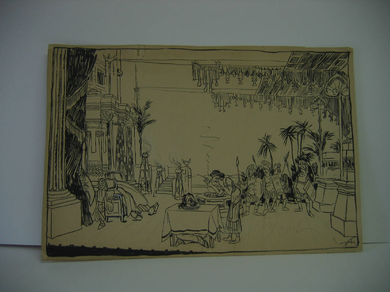 "LA SALOME'" ALLA SCALA. (disegno) di Mazza, Aldo (1906/12/30 - )