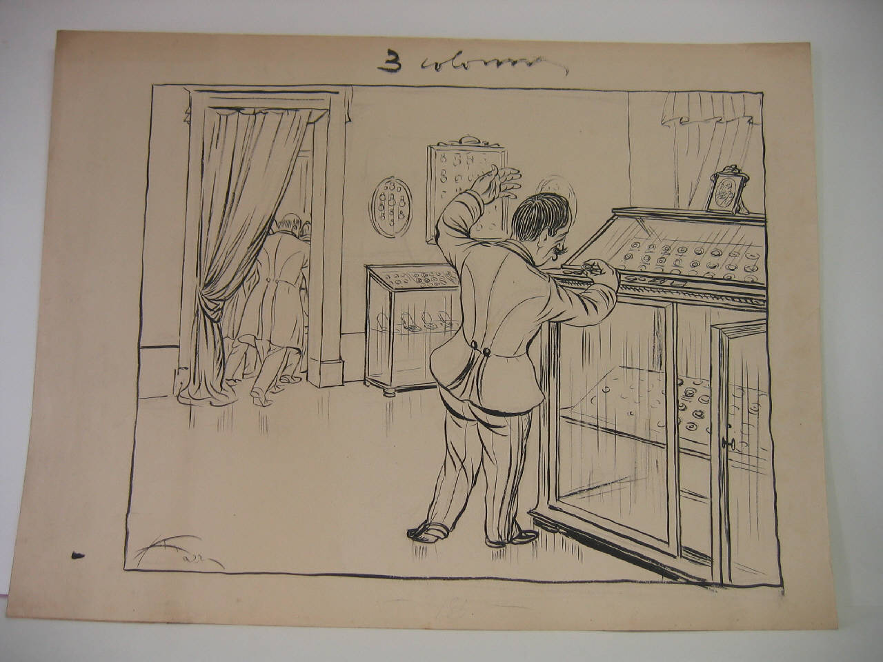 PENSIERI SUL NUOVO GABINETTO SALANDRA. (disegno) di Mazza, Aldo (1914/03/22 - )