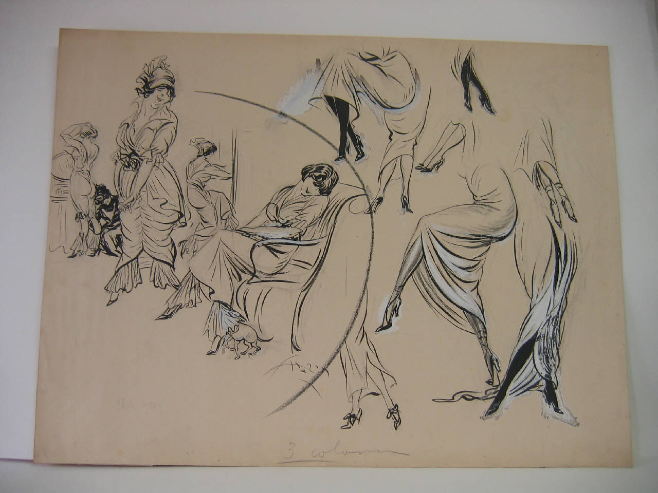 UNA MODA DEPLOREVOLE. (disegno) di Mazza, Aldo (1914/04/26 - )